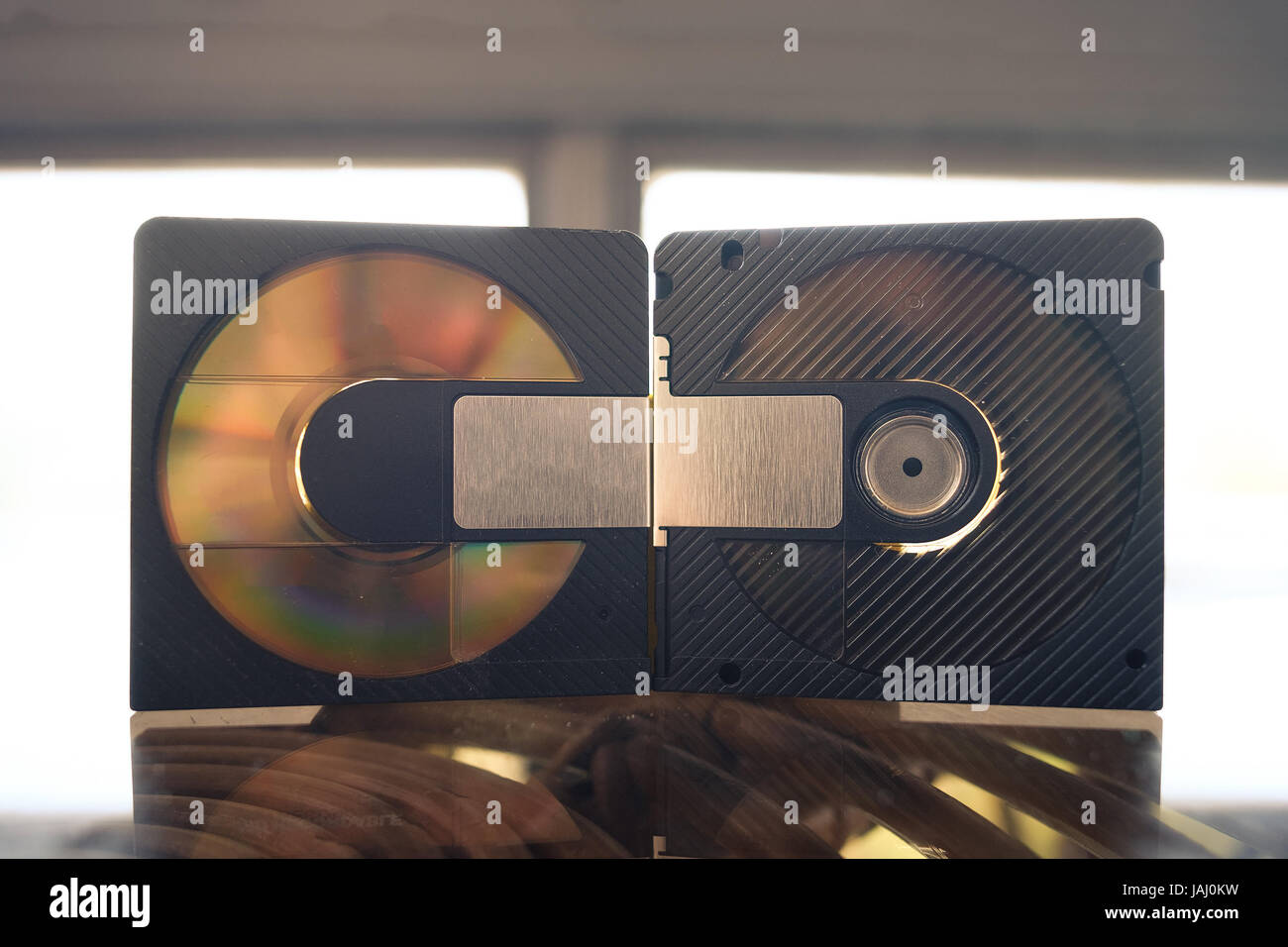 Mini-Disc-vintage Stockfoto