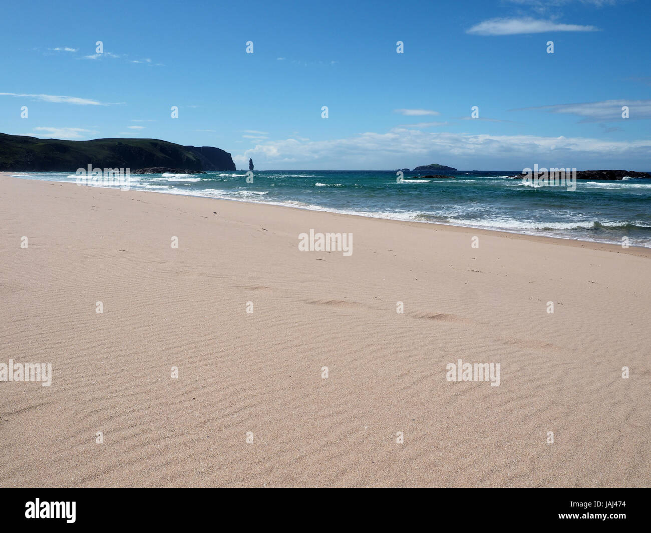Sandwood Bay in der Nähe von Cape Wrath, Schottland Stockfoto