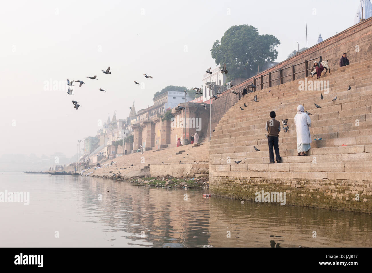 Varanasi, Uttar Pradesh, Indien, Asien Stockfoto