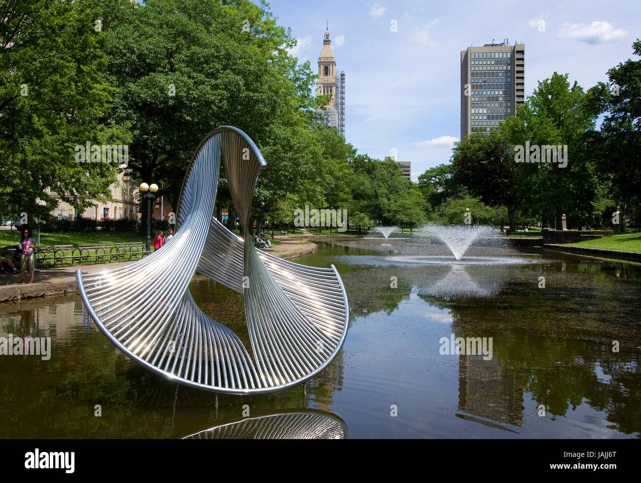 Bushnell Park, Hartford, Connecticut, USAd Stockfoto