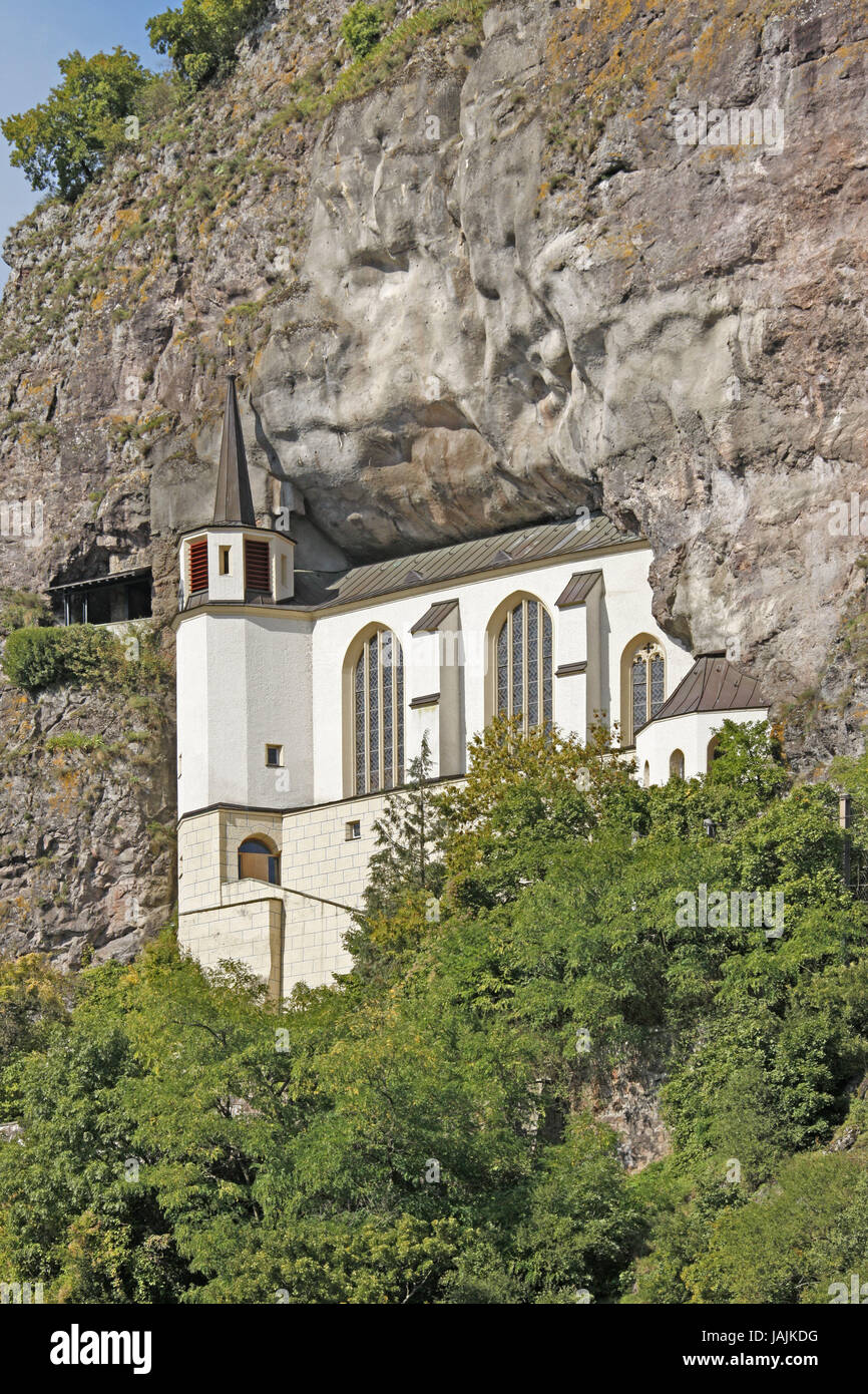Deutschland, RheinlandPfalz, IdarOberstein, Felsenkirche, außerhalb