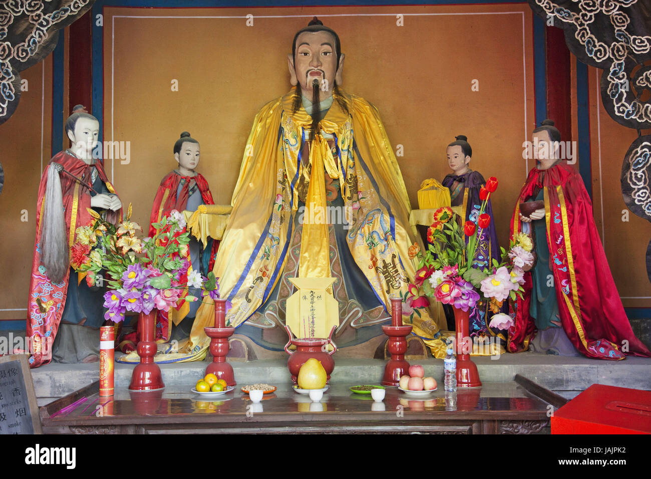 China, Peking, Dongyue Tempel, nationalen Traditionen Museum, Statuen in der Halle der Binglinggong, Stockfoto