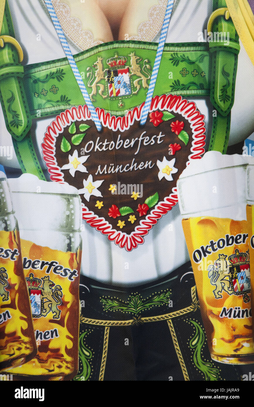Deutschland, Bayern, München, Oktober fest, Speicher, Schürze, Stockfoto