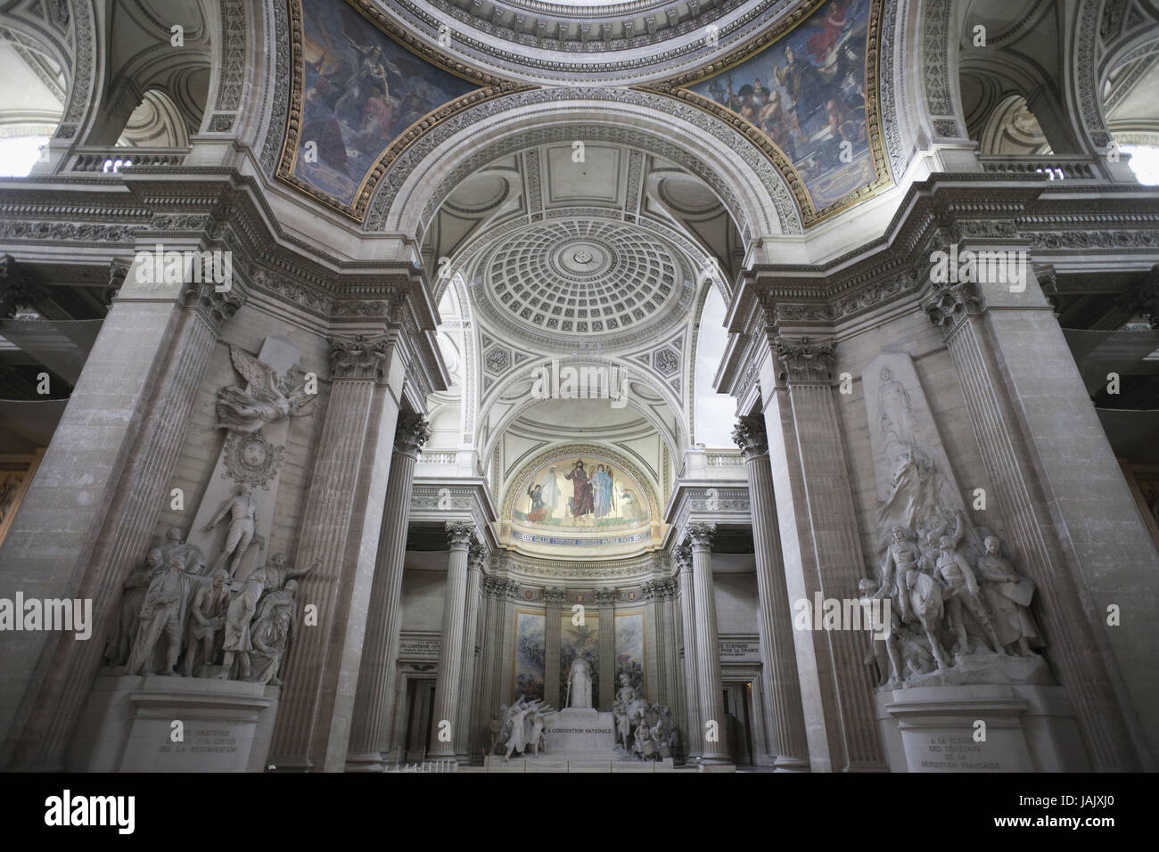 Frankreich, Paris, Pantheon, innen geschossen, Stockfoto