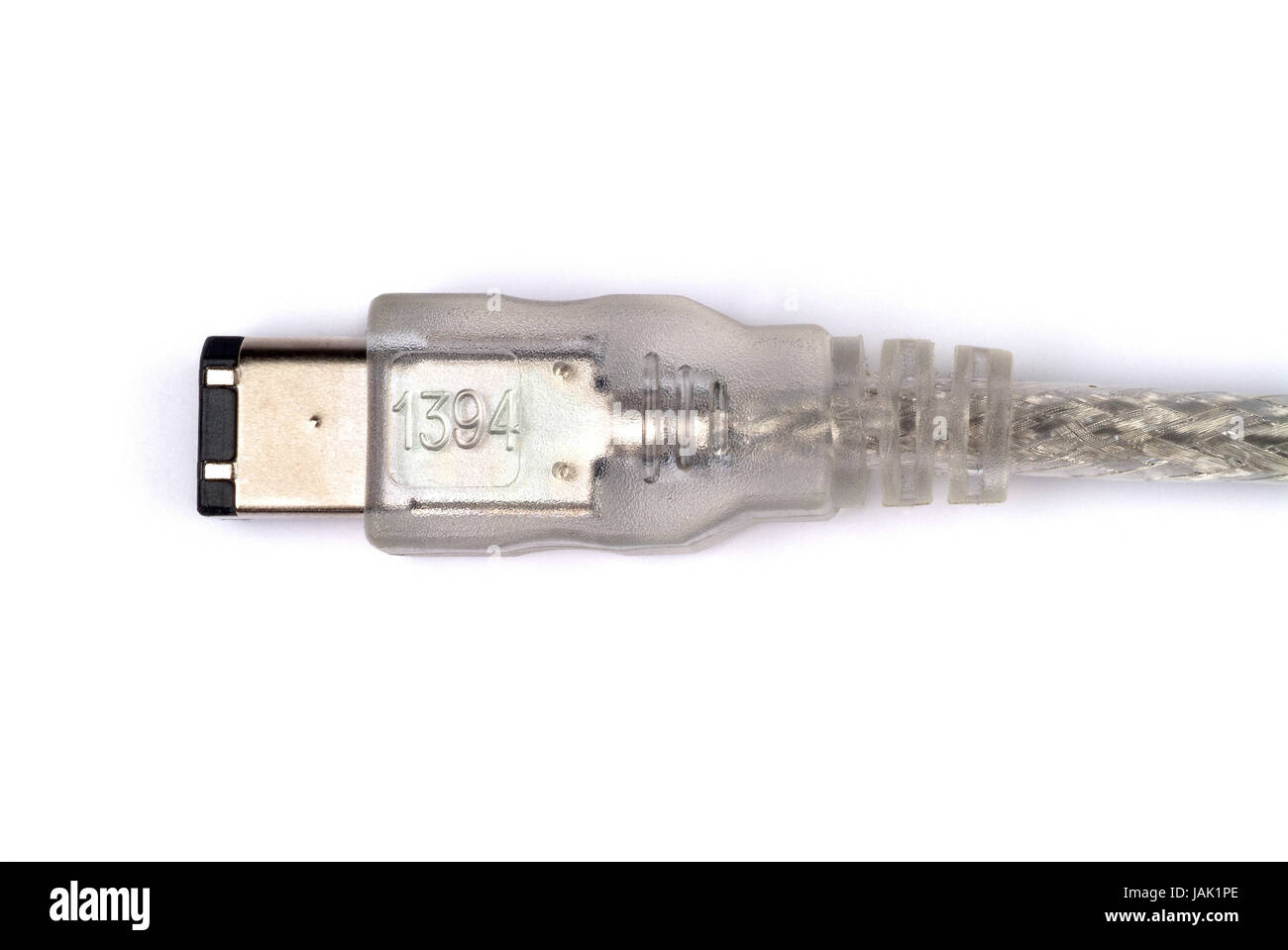 FireWire-Kabel DP IEEE 1394A Stockfoto