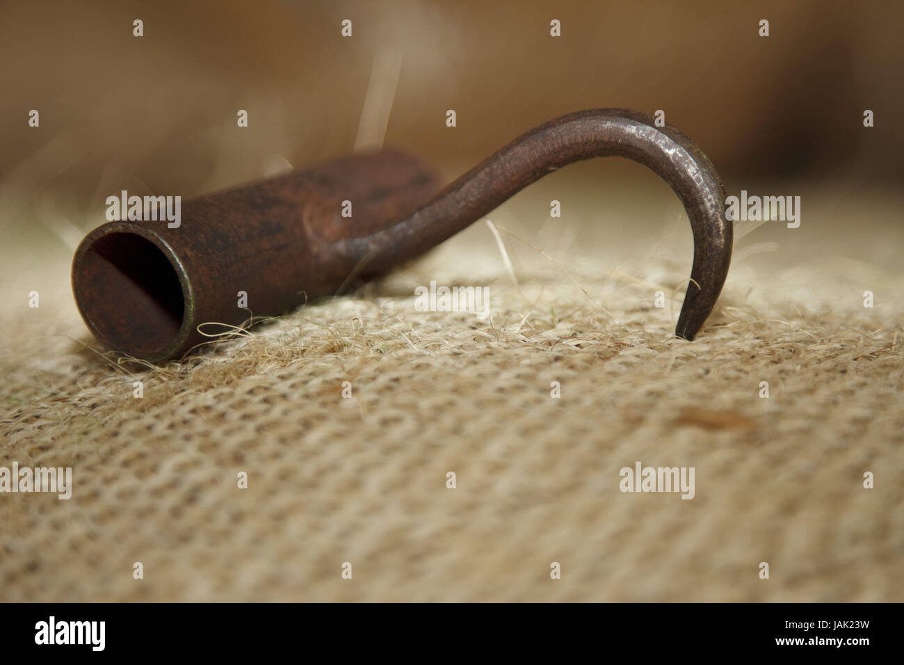 Mexiko, Chiapas, Jaltenango, Kaffee, Handel, Fair Trade, Unterstützung, Beutel, Haken, mittlere Nahaufnahme Stockfoto