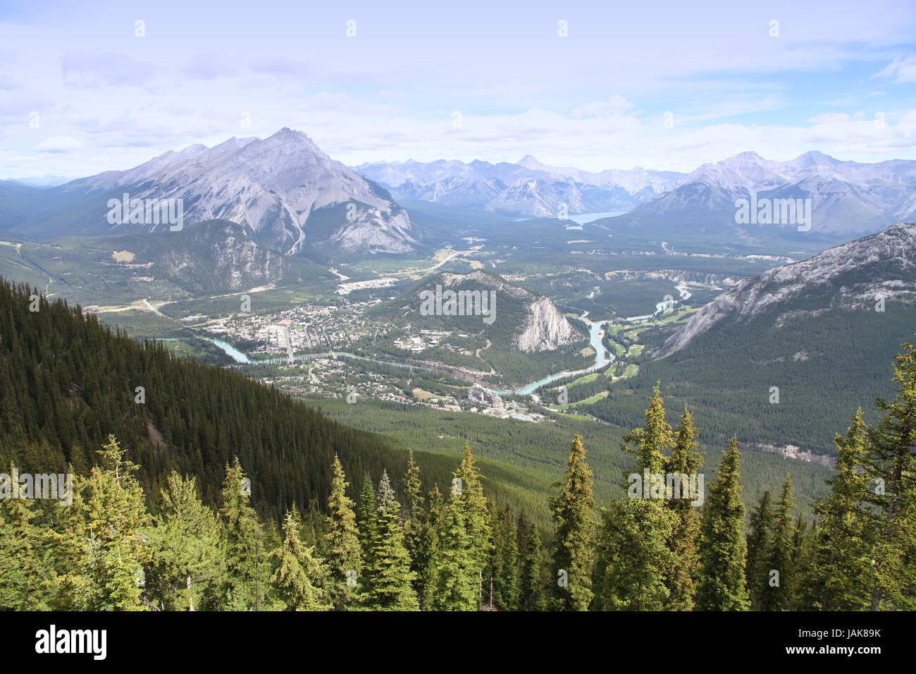 In den Bergen von Banff Stockfoto