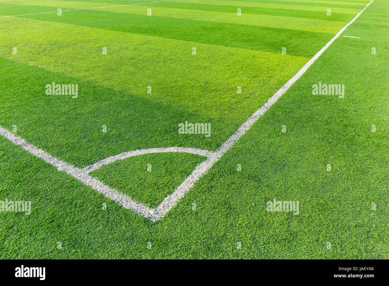 Fußball Fußball Feldlinie Stadion Rasen Stockfotografie Alamy