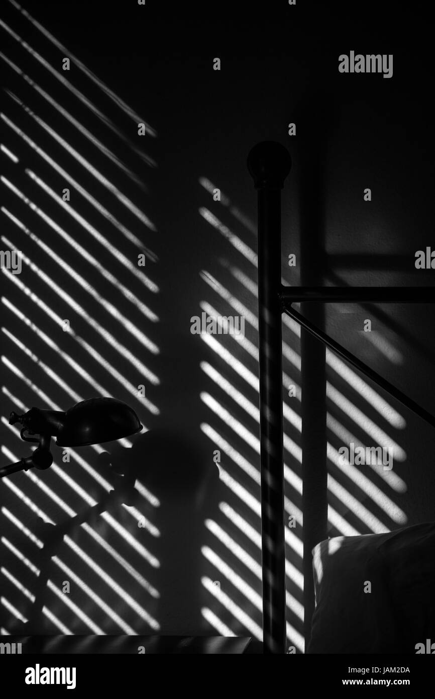 Zimmer mit Schatten Stockfoto
