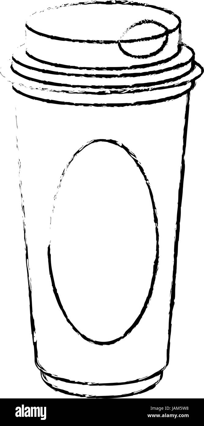 Kaffee zum mitnehmen Stock Vektor