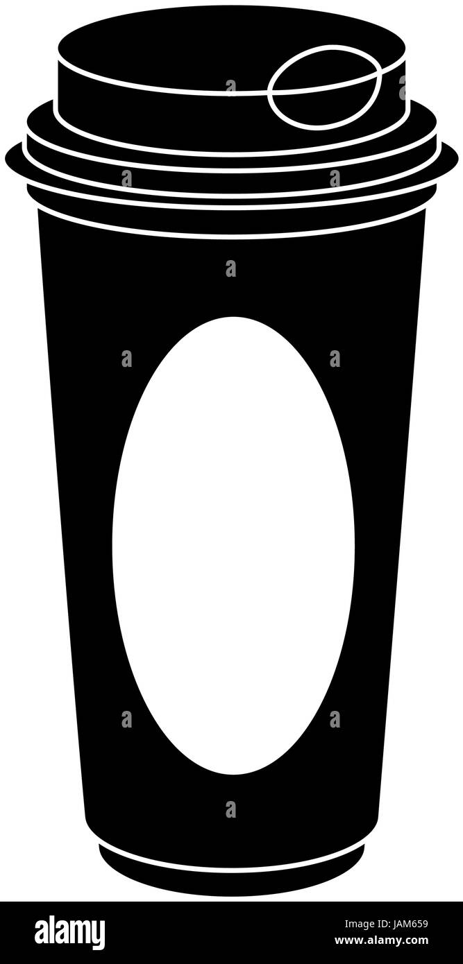 Kaffee zum mitnehmen Stock Vektor