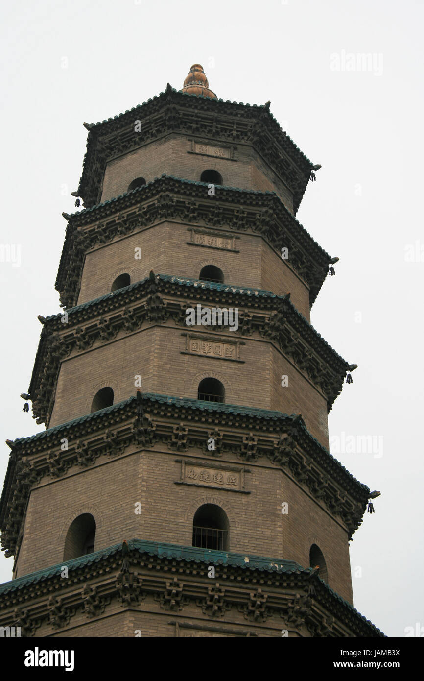Jinci Kloster in Taiyuan in China. Stockfoto