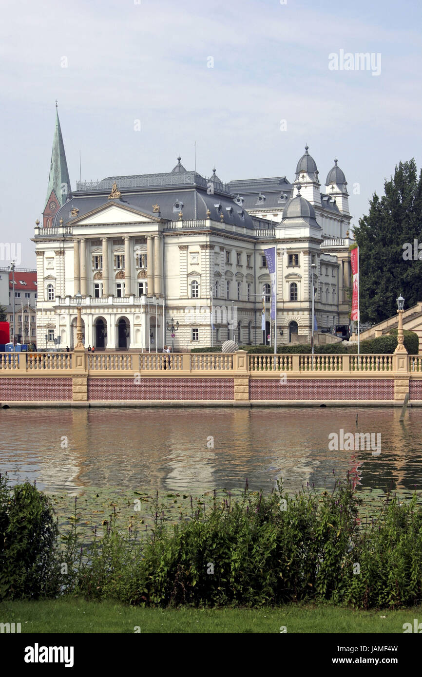 Deutschland, Mecklenburg-Vorpommern, Schwerin, Mecklenburger Staatstheater, Stockfoto