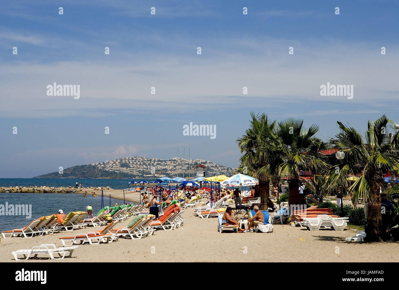 Türkei, Westküste, Turgutreis, Bodrum, in der Nähe Strand, Stockfoto