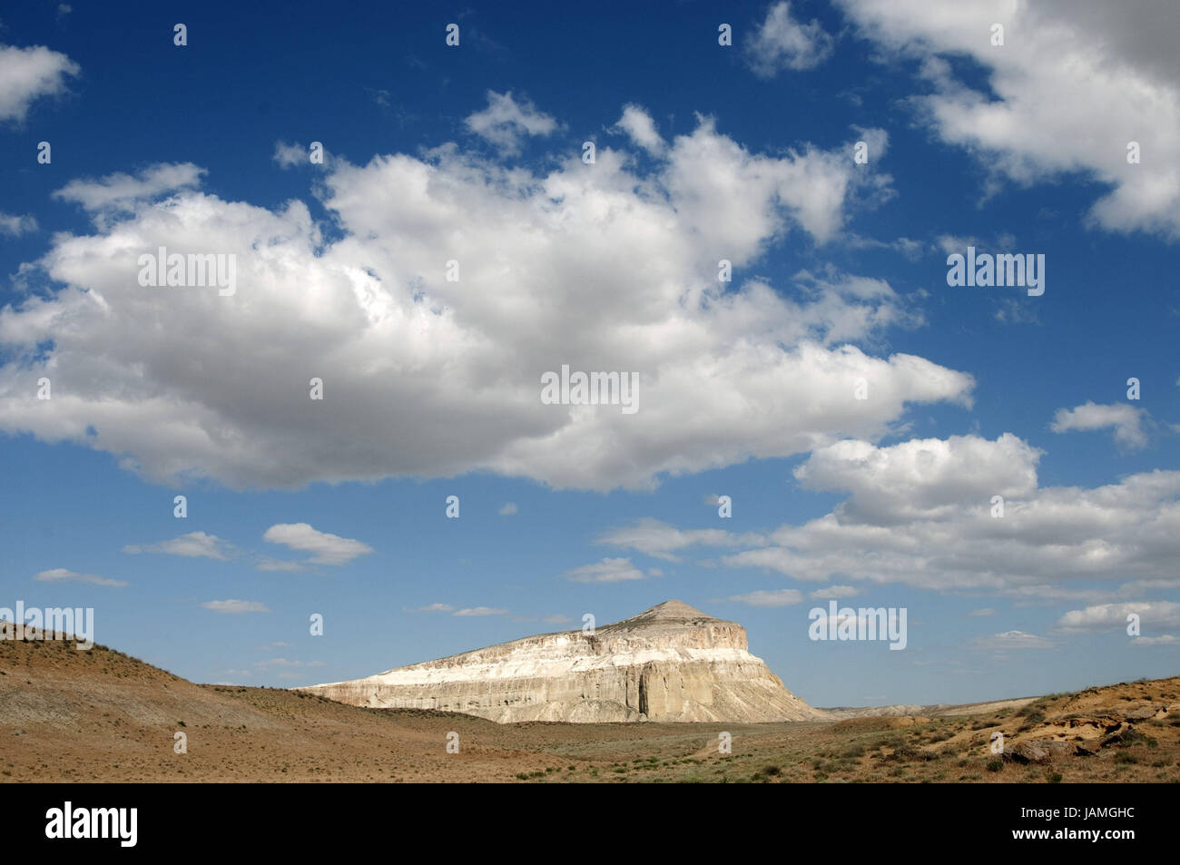 Kasachstan, Berglandschaft auf Aktobe, Stockfoto