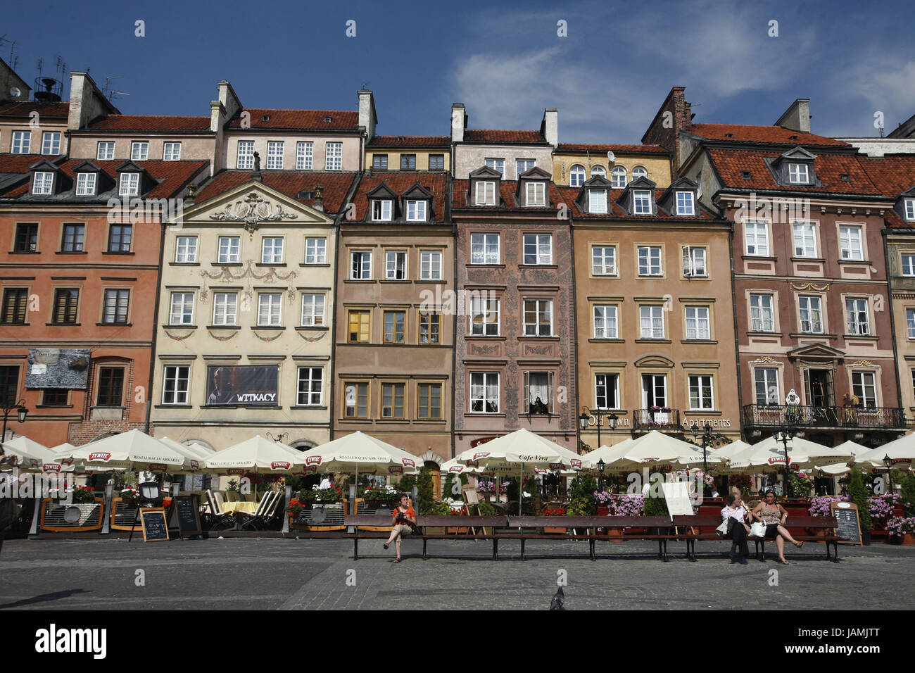 Polen, Warschau, Neustadt, Marktplatz, Stockfoto