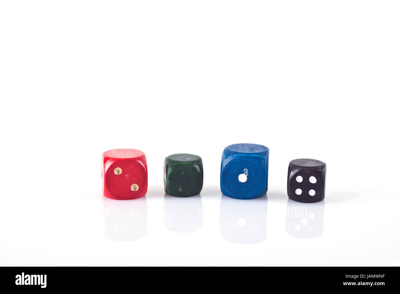 Würfel Zahlen 2014 Stockfoto