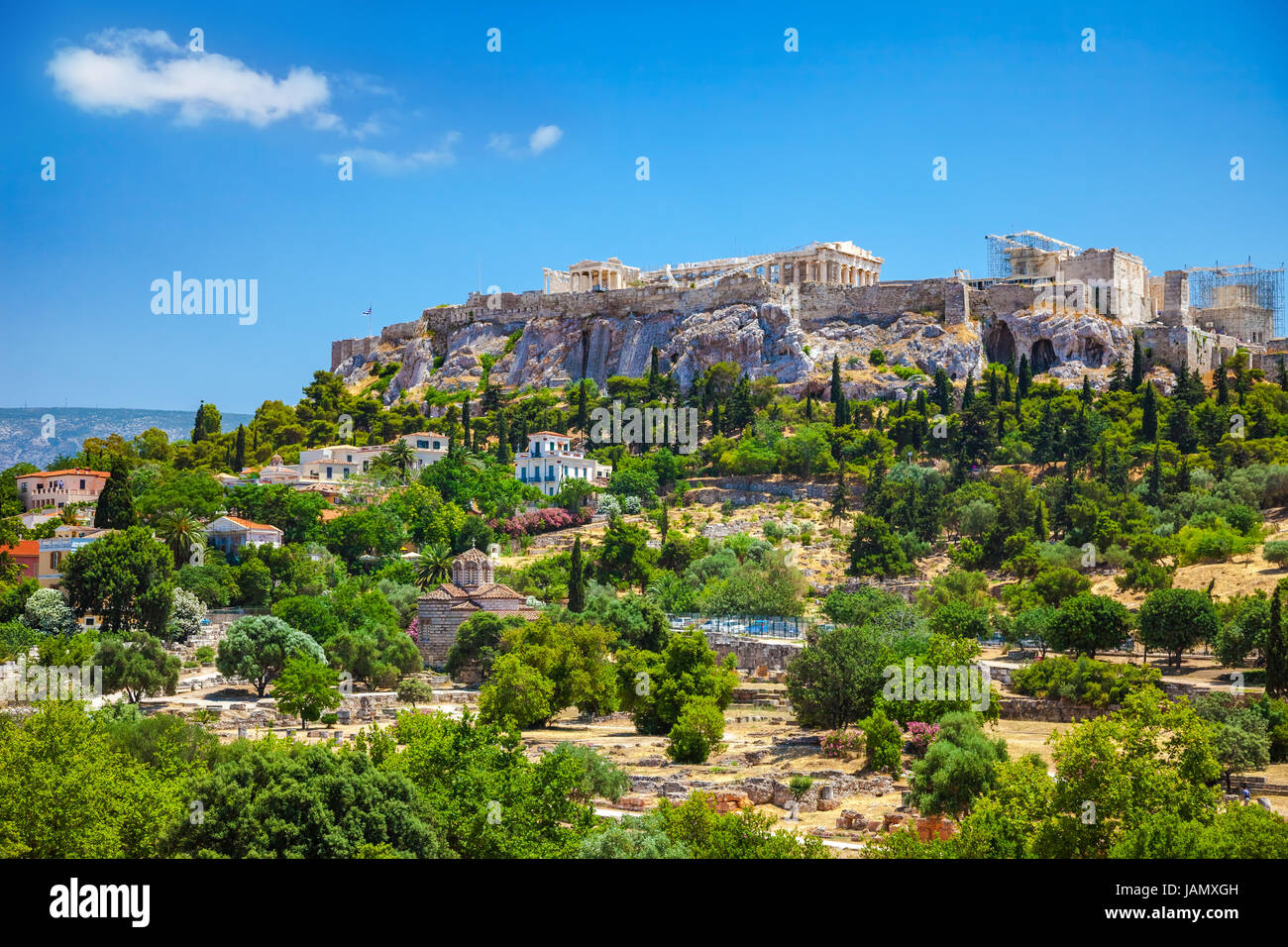 Akropolis in Athen, Griechenland Stockfoto