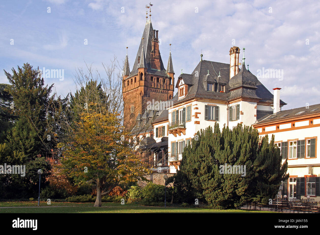 Architektonischen stil Gemeinde Stockfoto