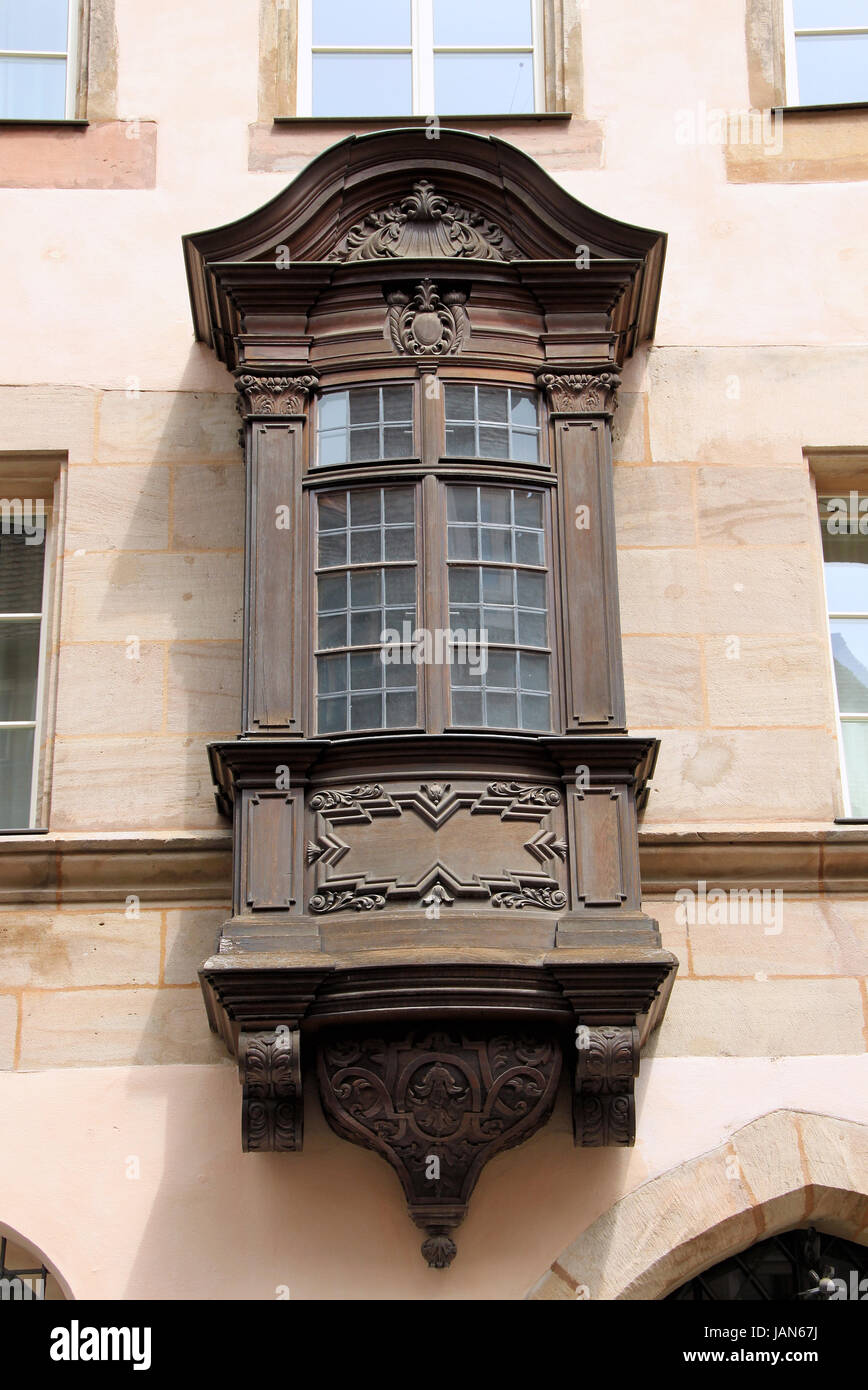 Holz barocke Stockfoto