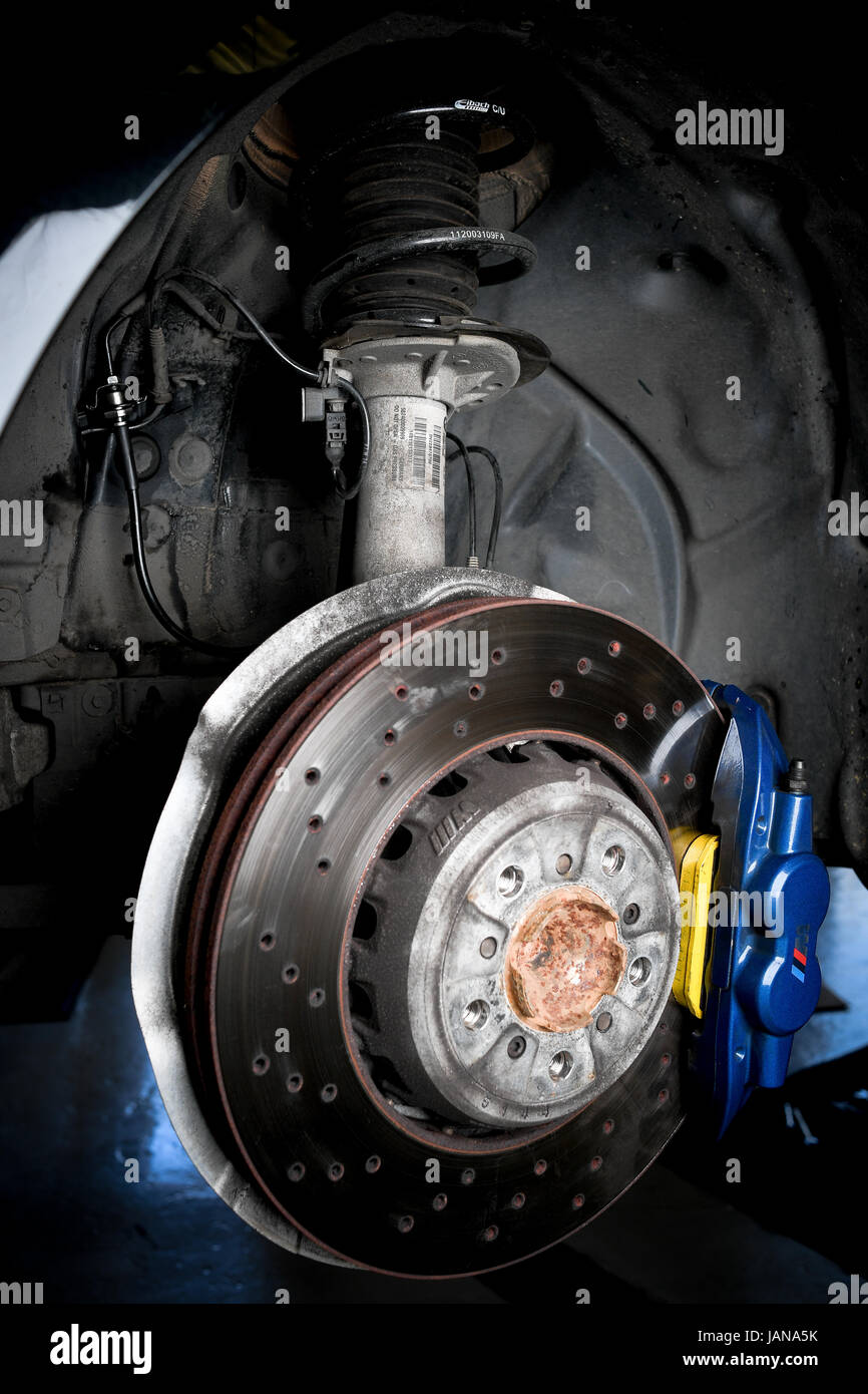 Bremse Auf Bmw M3 Custom Sport Bremsen Stockfotografie Alamy
