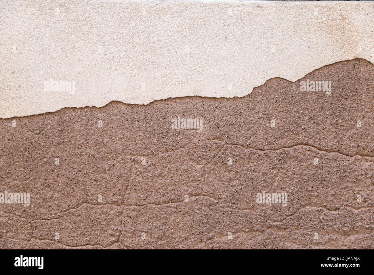 Alte Verwitterte wand Stockfoto
