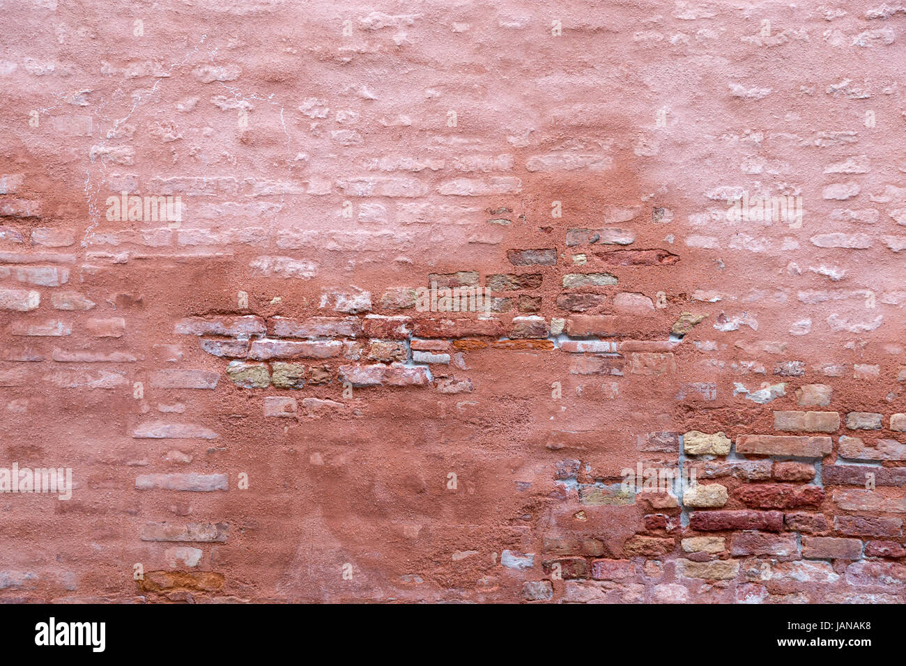 Alte Verwitterte wand Stockfoto