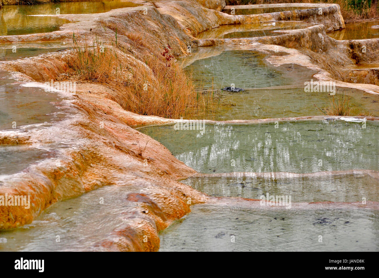 Karahayit rote Wasser Stockfoto