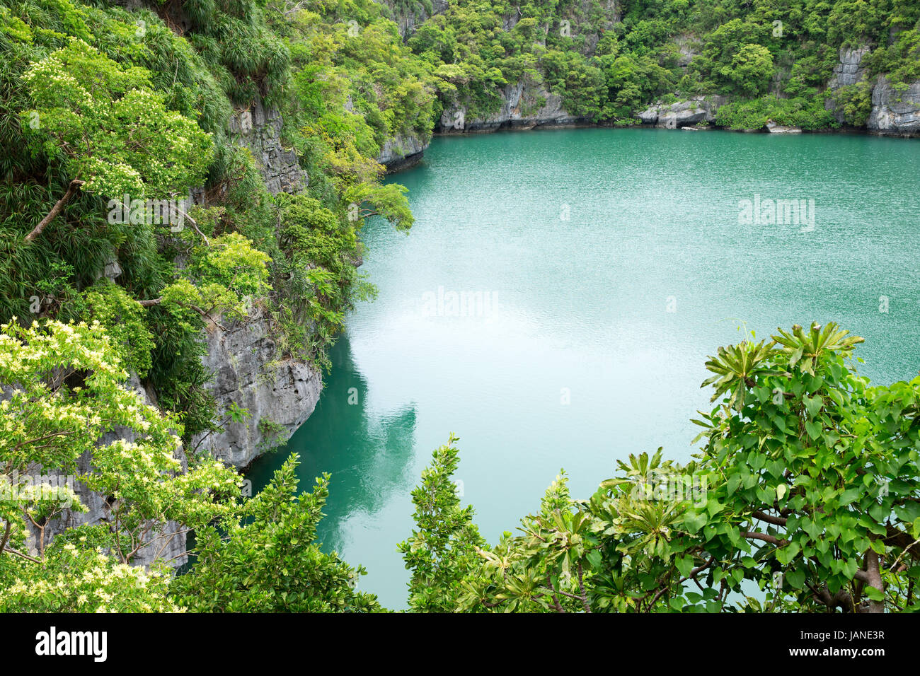 Die Lagune genannt "Talay Nai' im Moo Koh Ang Tong National Park Stockfoto