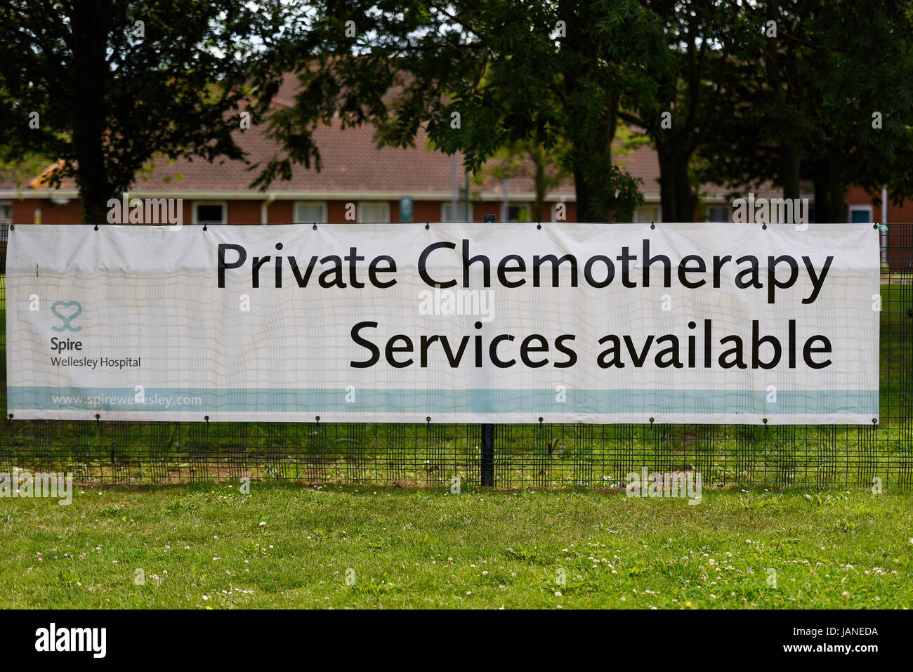 Private Chemotherapie. Spire Wellesley Hospital in der Eastern Avenue Southend on Sea, Essex. Privatkrankenhaus Stockfoto