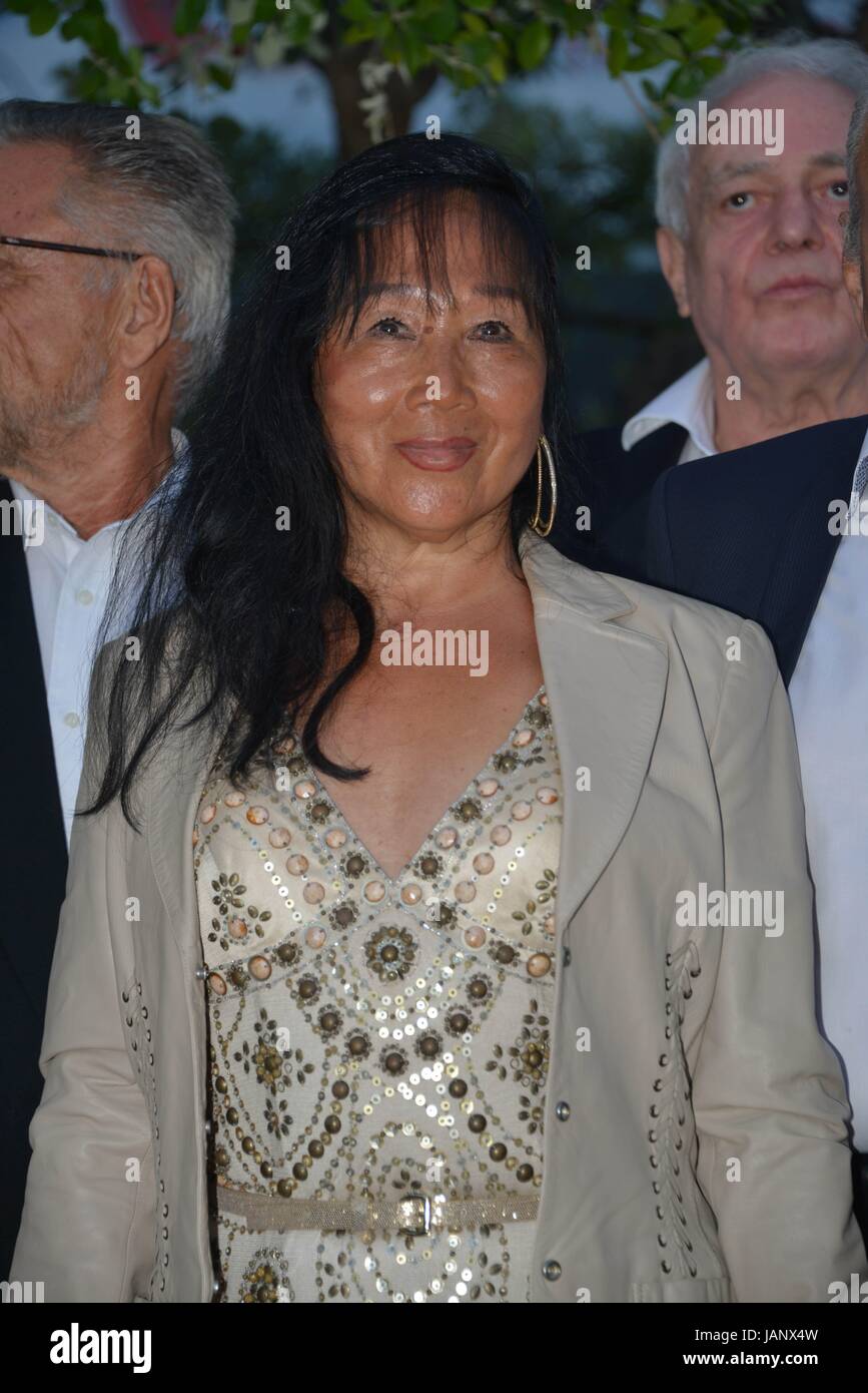 Mei-Chen Chalais, Teilnahme an der Prix François Chalais-Zeremonie.  70. Cannes Filmfestival 27. Mai 2017 Foto Jacky Godard Stockfoto