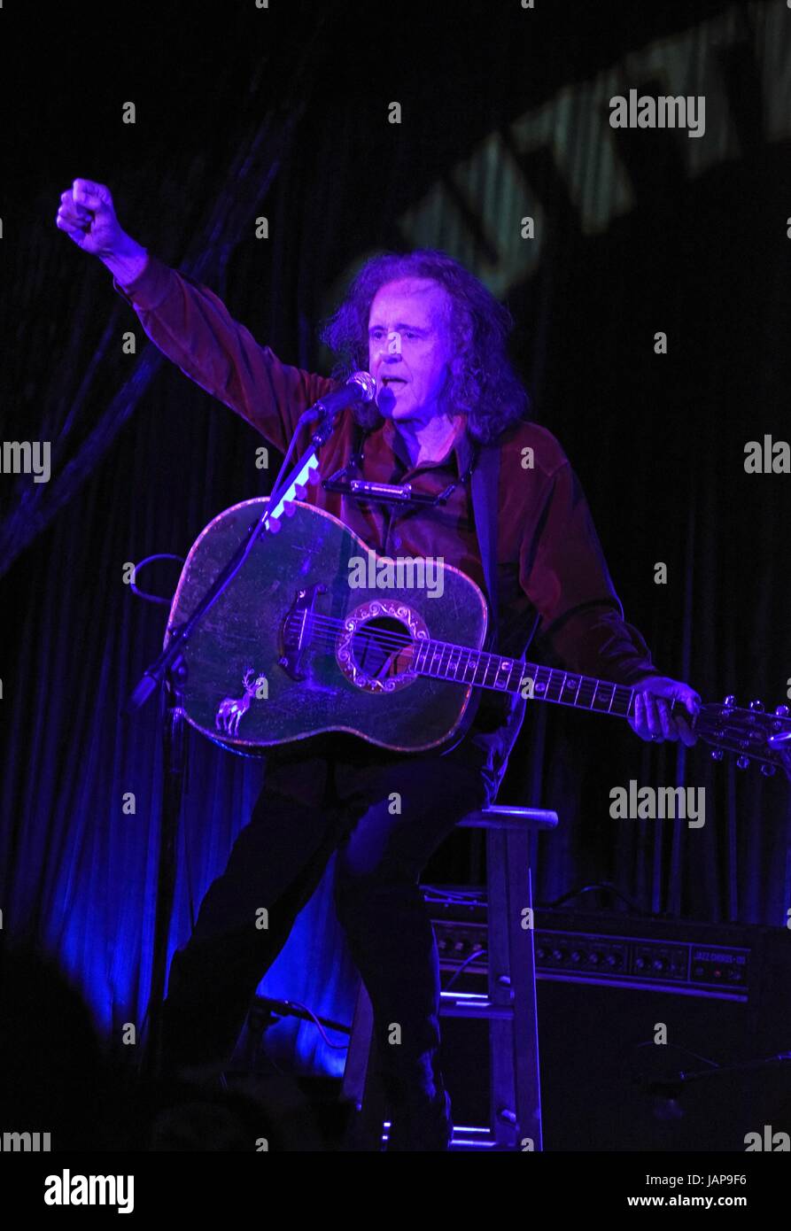 Donovan Leitch für Donovan Leitch im Schneideraum, New York, NY 6. Juni 2017-Konzert auf der Bühne. Foto von: Derek Sturm/Everett Collection Stockfoto