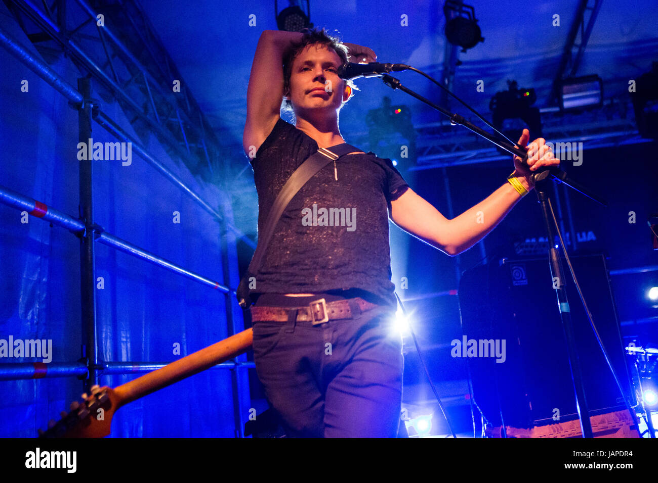 Mailand Italien. 6. Juni 2017. Die australische psychedelic-Rock-Band Teich führt live auf der Bühne im Circolo Magnolia während "The Wetter Tour" Credit: Rodolfo weitertransferiert/Alamy Live News Stockfoto