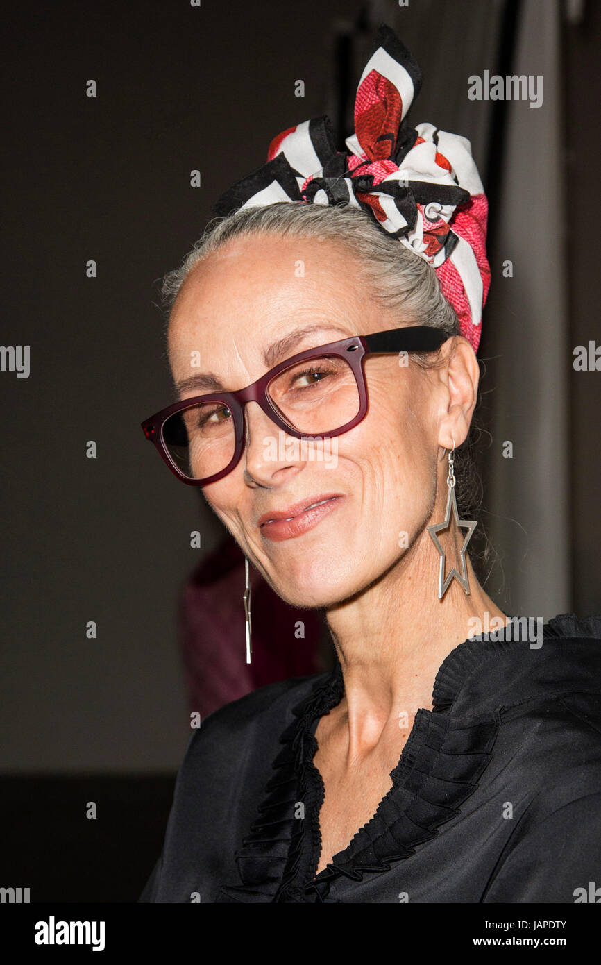 London, UK. 7. Juni 2017. Caryn Franklin besucht die Gala Show im Graduate Fashion Woche 2017. Foto: CatwalkFashion/Alamy Live-Nachrichten Stockfoto