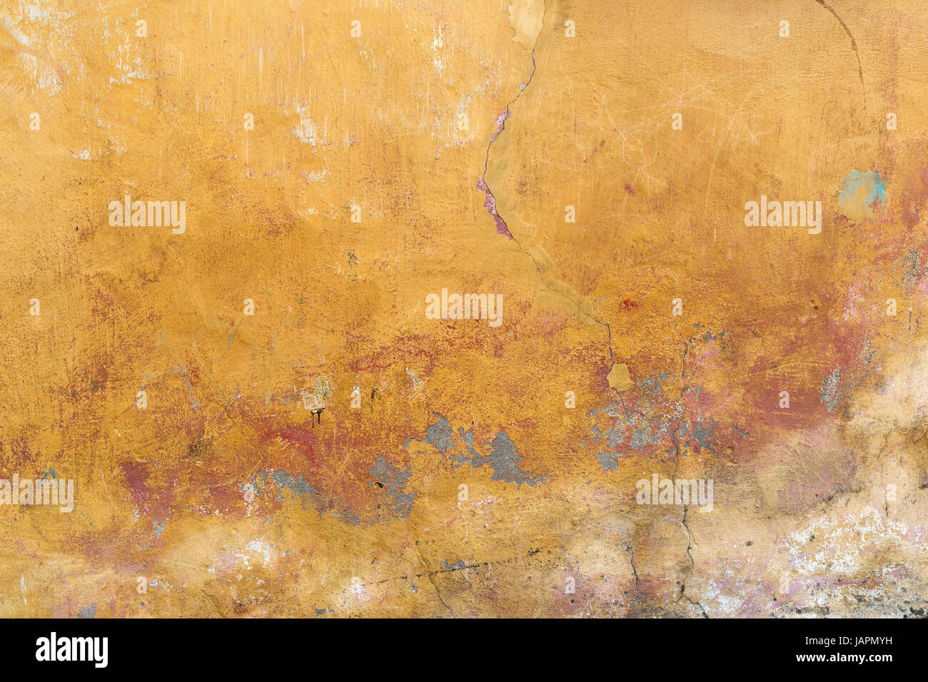 Alte Verwitterte wand Stockfoto