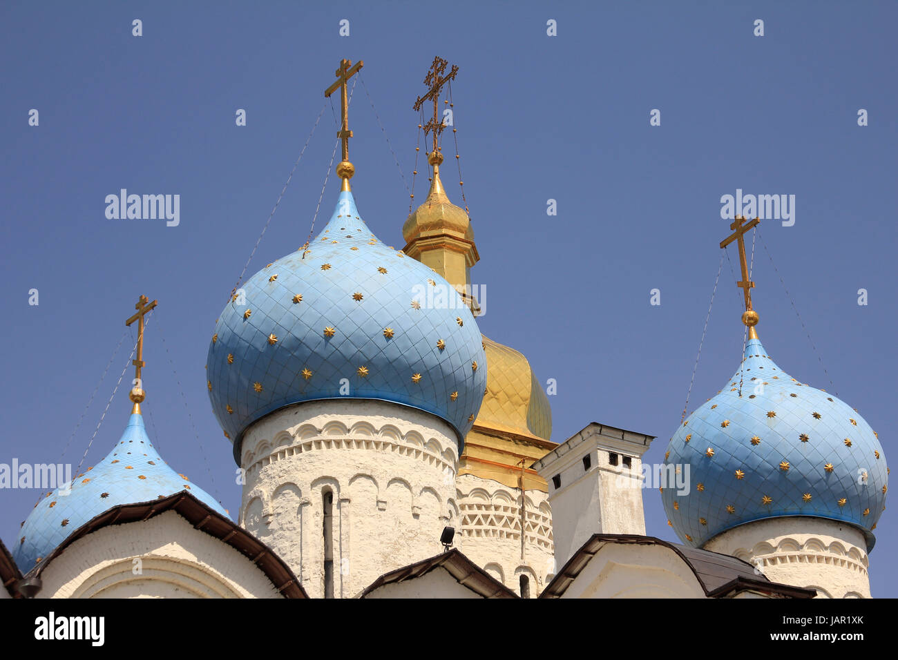 Europa, Russland, Republik Tatarstan, Kasan, Kreml, Mariae-Verkuendigungs-Kathedrale Stockfoto