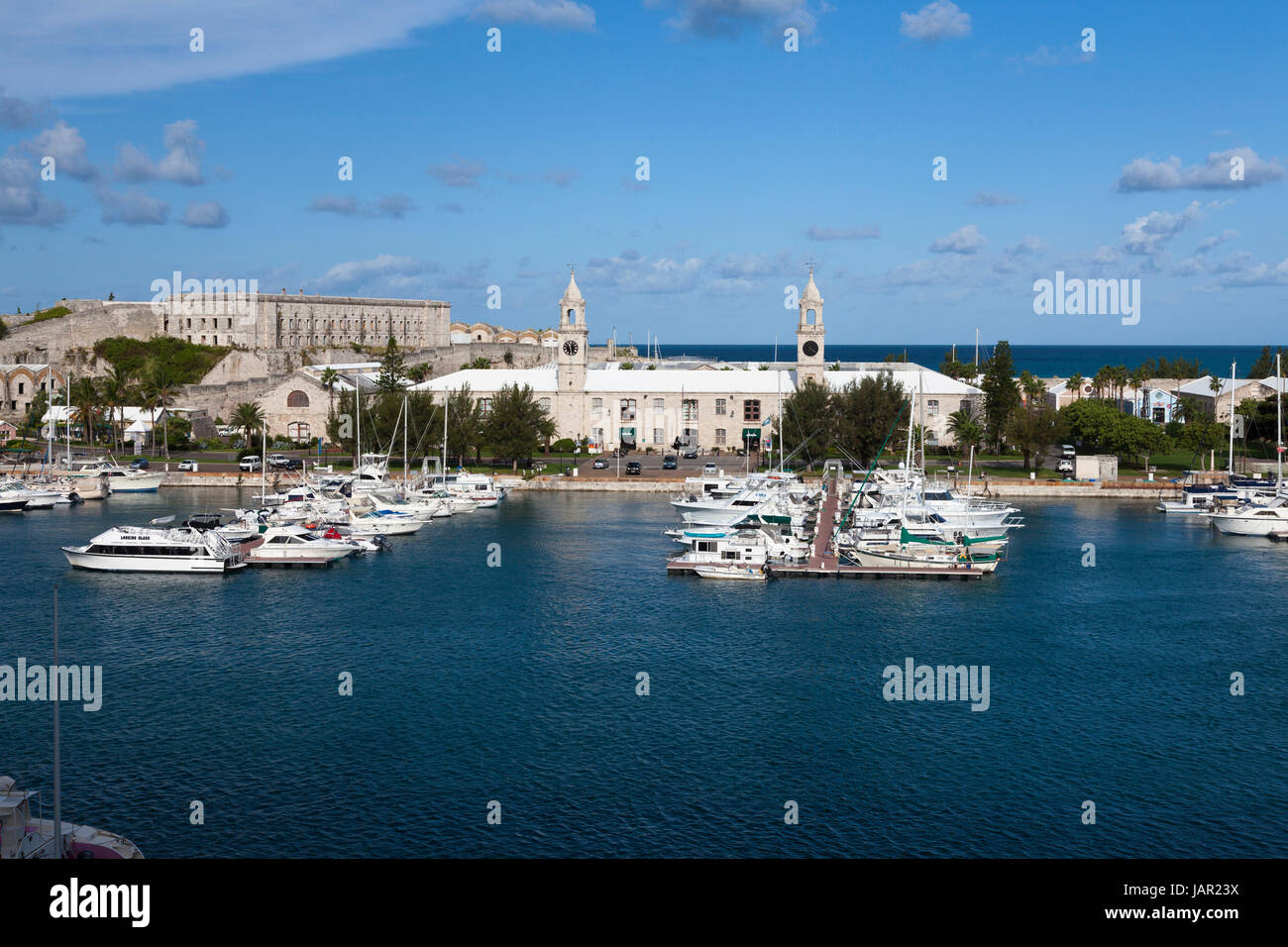 Hafen von Hamilton, Bermuda Island Stockfoto