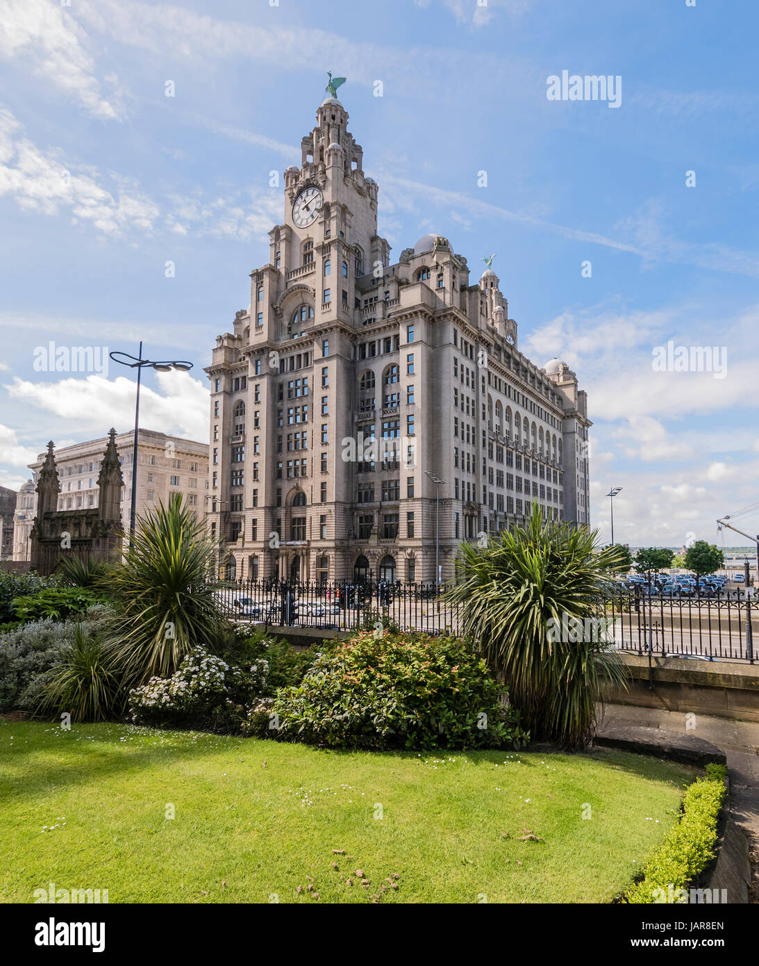 Royal Liver Buildings Molenkopf, Liverpool, Stockfoto