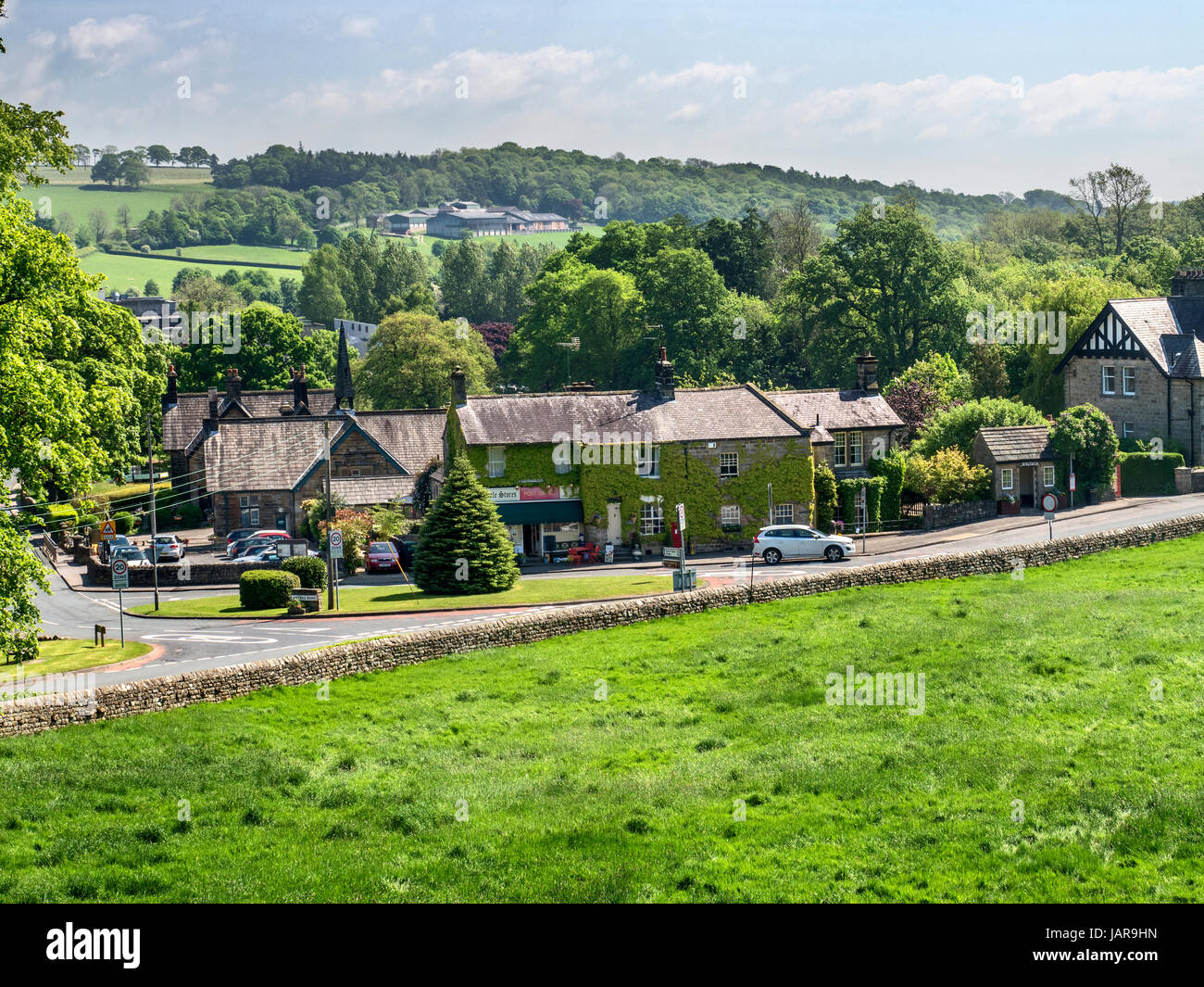 Birstwith Dorf in Nidderdale North Yorkshire England Stockfoto