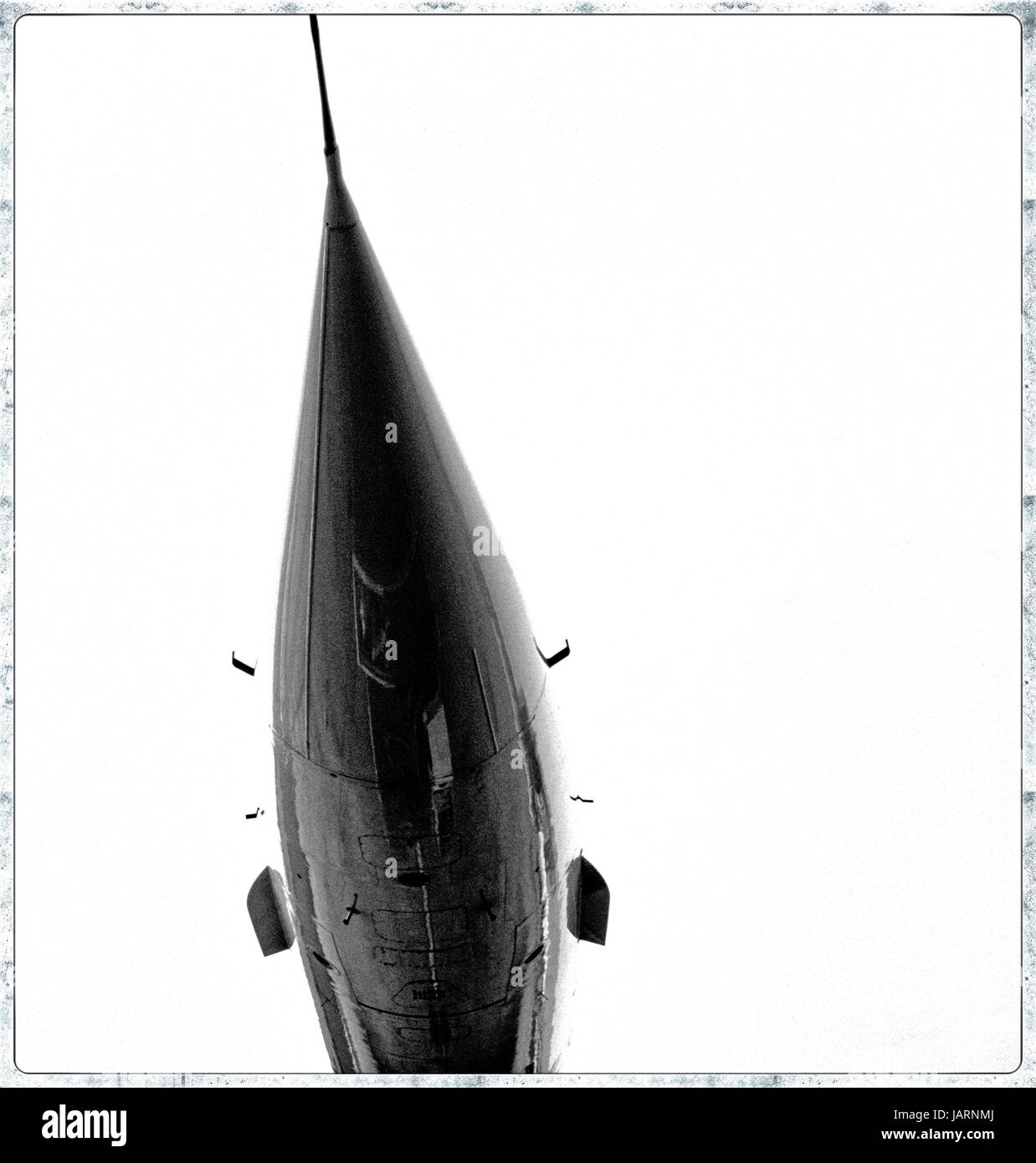 Die Nase des Concorde am Flughafen Heathrow Terminal 4 Stockfoto