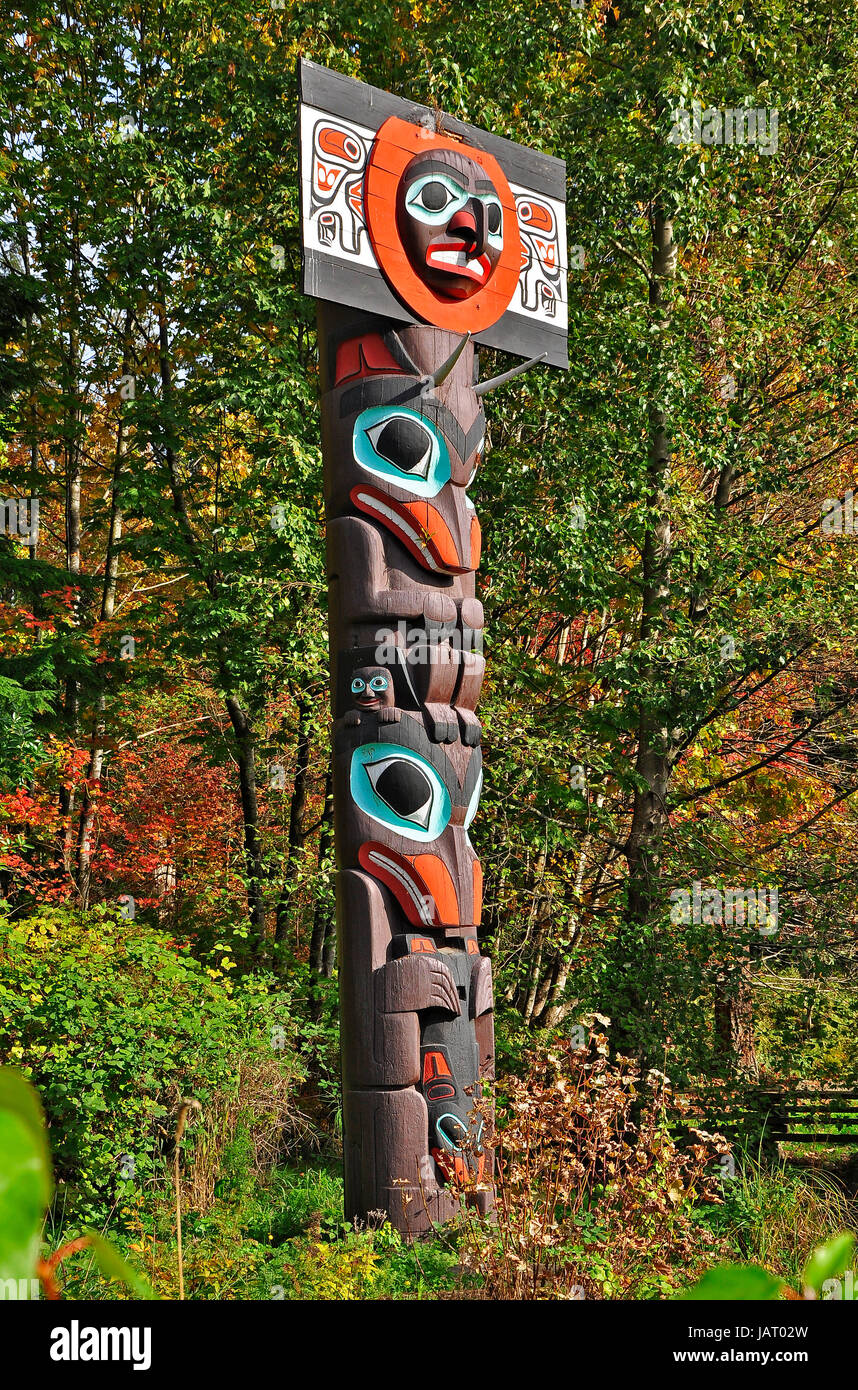 Totem Stockfoto