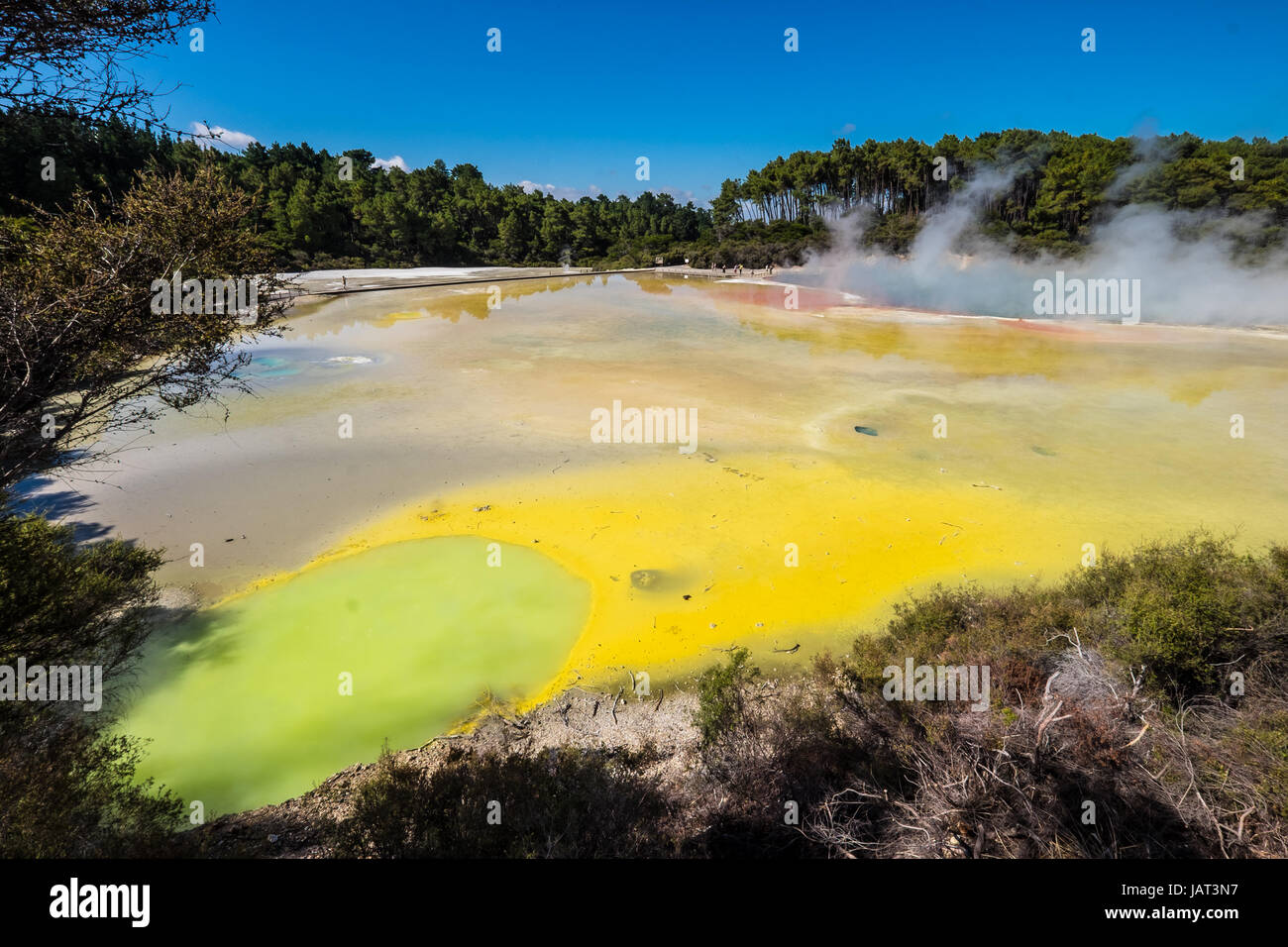 Die Palette des Künstlers - Waiotapu Thermal Reserve, Neuseeland Stockfoto