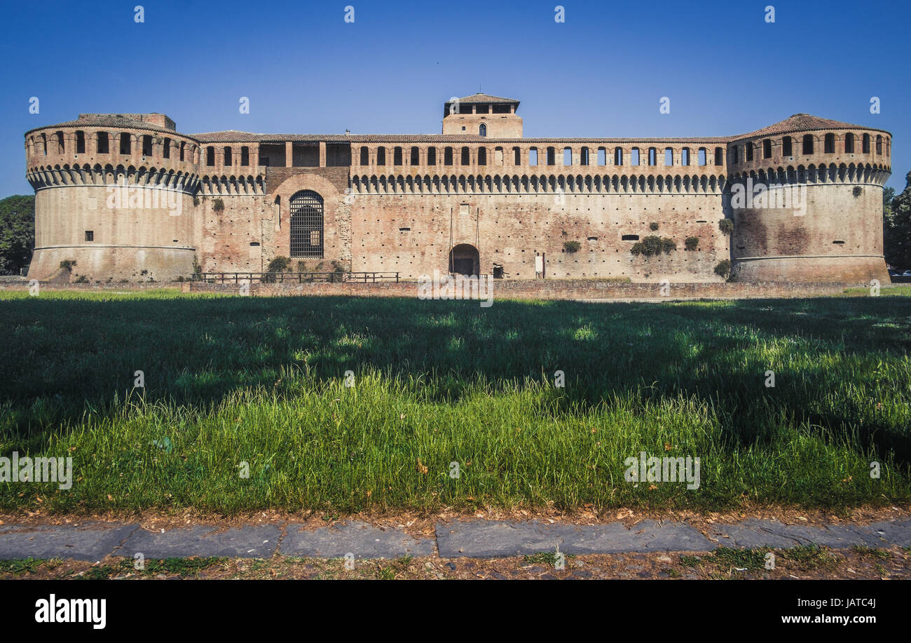 Imola. Die mittelalterliche Rocca Sforzesca. Provinz Bologna. Italien Stockfoto