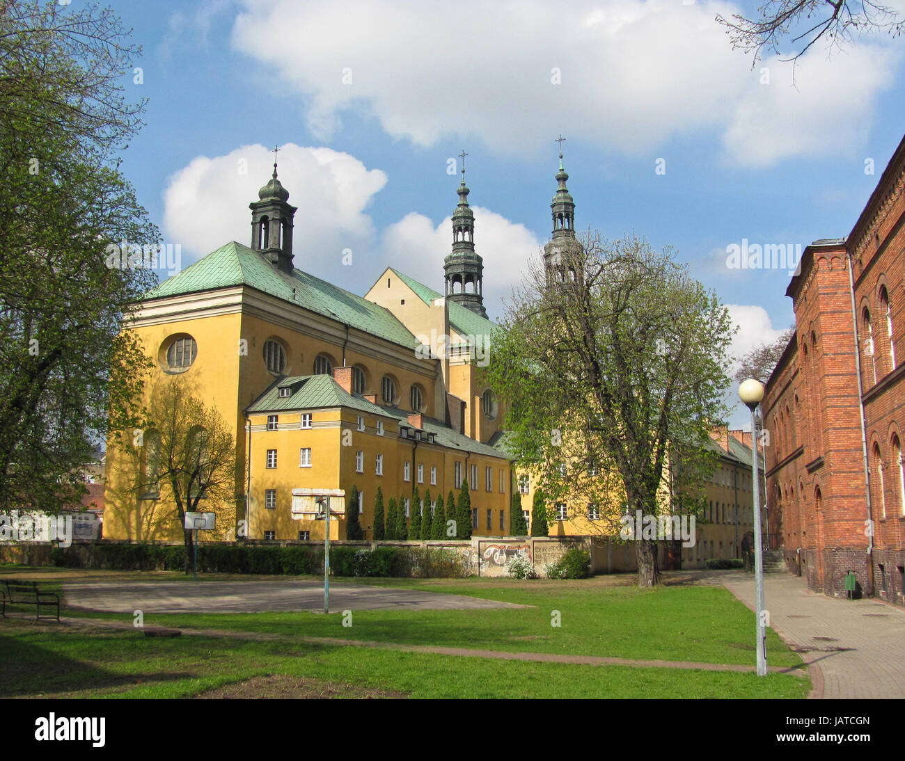 Alte Kirche in Posen Stockfoto