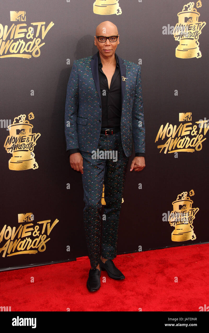 2017 MTV Movie & TV Awards - statt Ankünfte im Shrine Auditorium in Los Angeles.  Mitwirkende: RuPaul wo: Los Angeles, California, Vereinigte Staaten von Amerika bei: Kredit-7. Mai 2017: Adriana M. Barraza/WENN.com Stockfoto