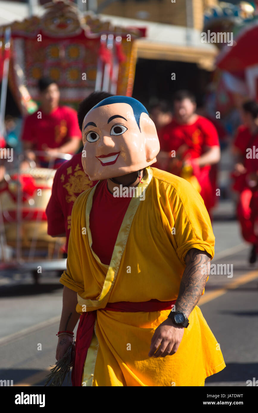 Melbourne, Australien. 13. März 2017. Chinesische Gemeinschaft auf Moomba Parade Stockfoto
