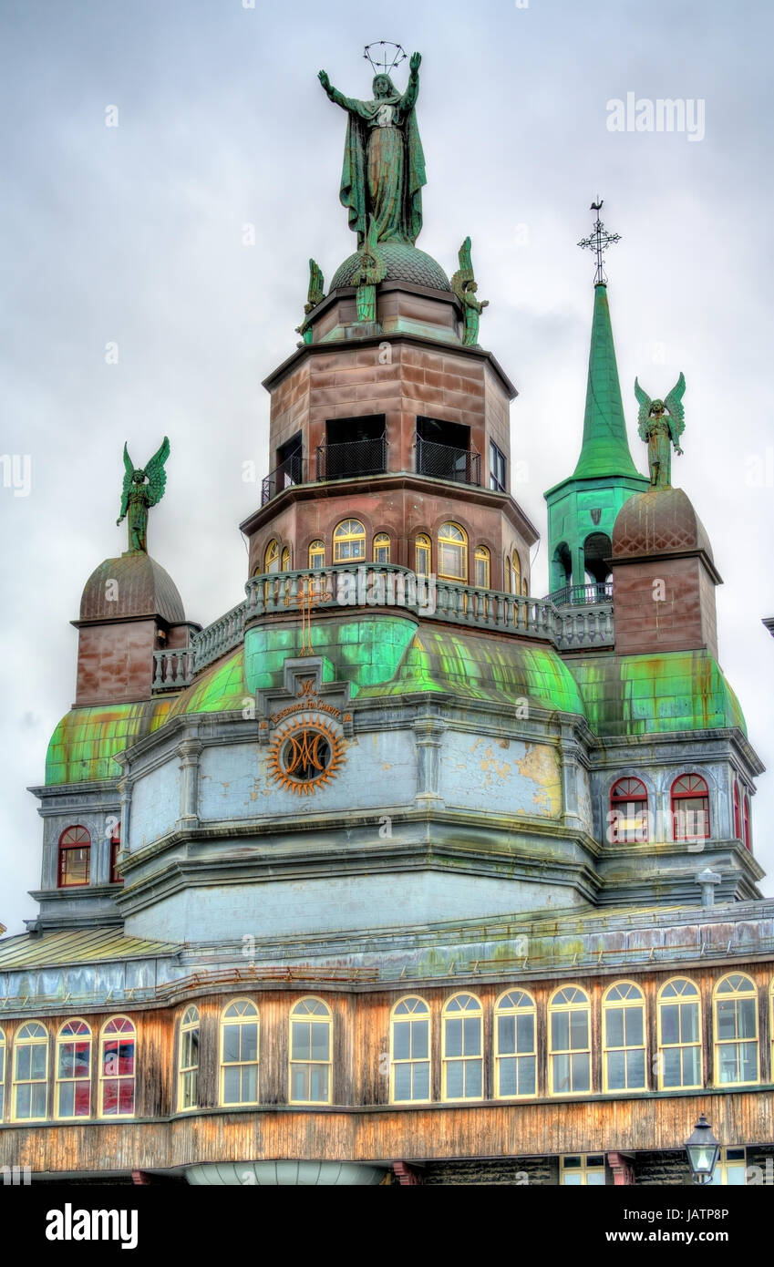 Notre-Dame de Bon Secours Kapelle in Montreal, Kanada Stockfoto