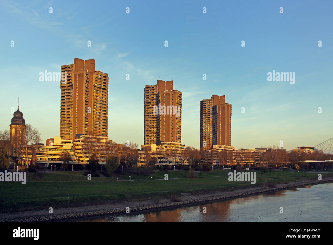 Abend skycraper Stockfoto