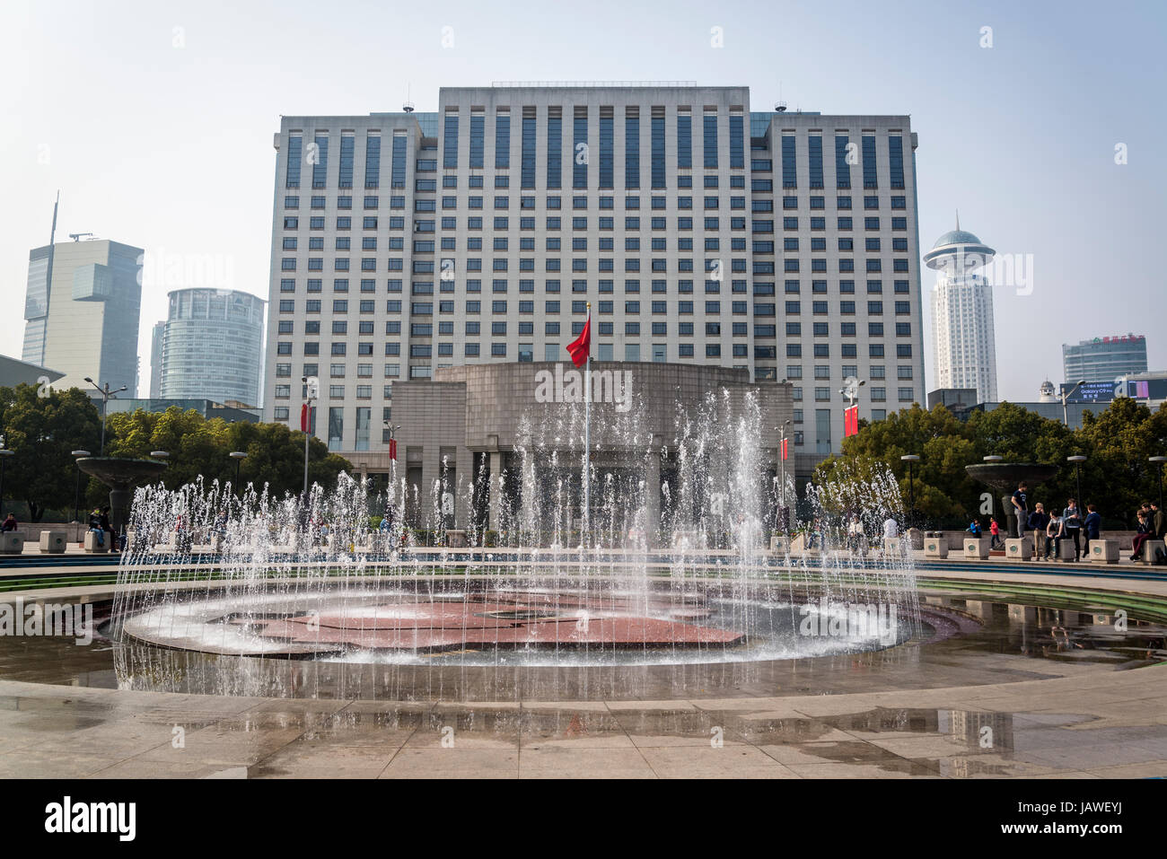Shanghai Municipal Government Building, Peoples Square (Renmin Guang Chang), Shanghai, China Stockfoto