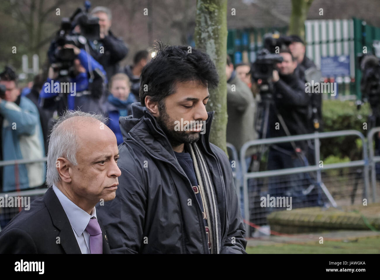 Shrien Dewani kommt in Belmarsh Magistrates Court in London, Vereinigtes Königreich. Stockfoto